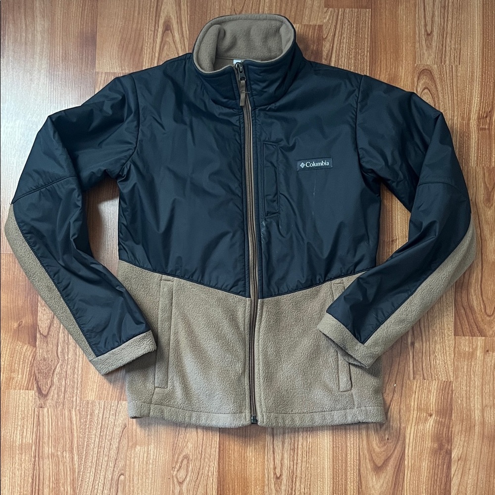 Columbia | kids | Two-Tone Black and Brown Jacket | 10-12 years